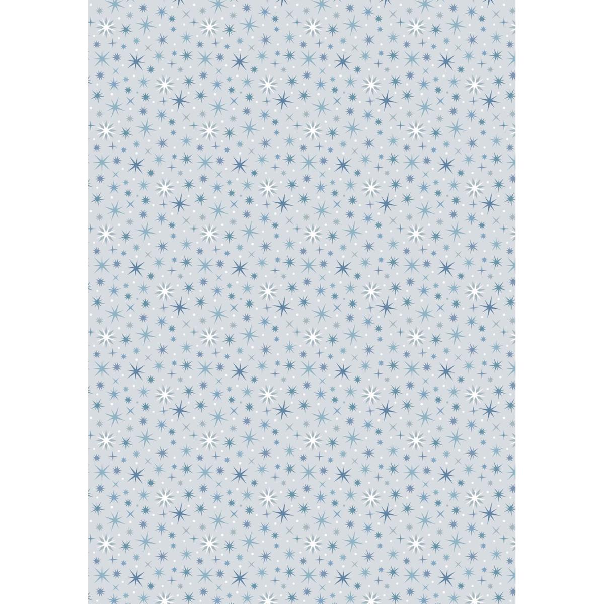 A Winter's Moon ~ Twinkling Stars ~ A948 A Light Silver with Pearl