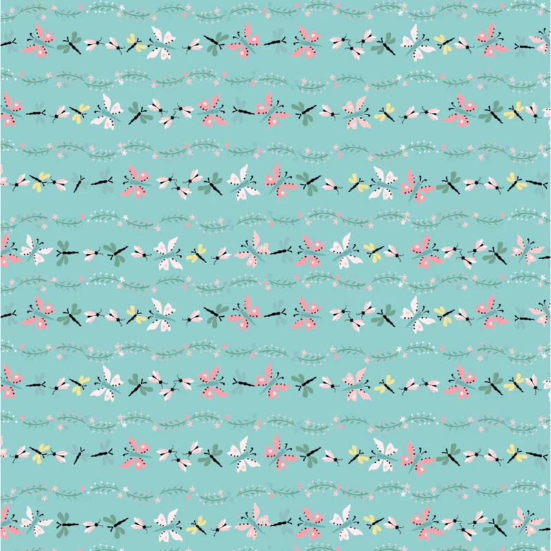 Finding Wonder ~ Bugs & Butterflies Blue ~ FW24207