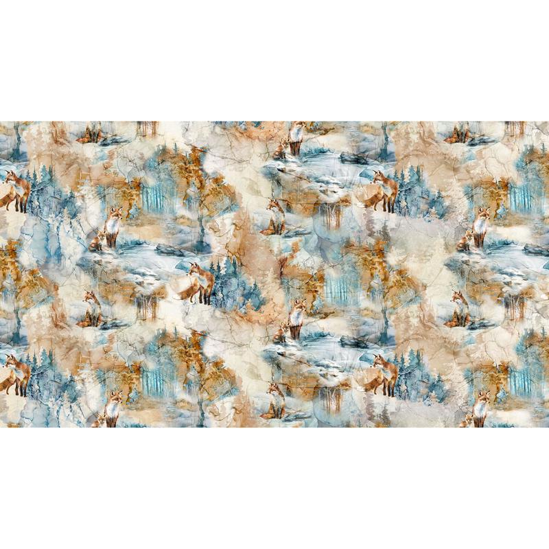 Fox Den ~ Fox Open ~ DP28333-14 Beige Multi