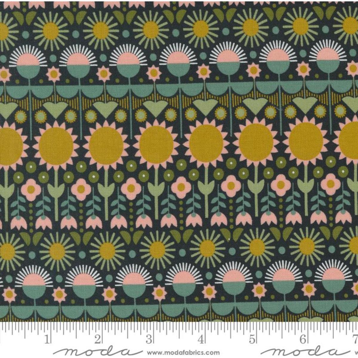 Imaginary Flowers ~ What If Florals Stripe ~ 48383 21 Ebony