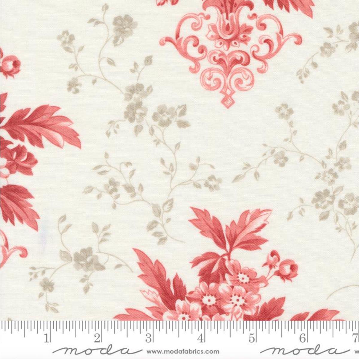 Ridgewood ~ Antique Bouquet ~ Milk 14970 11 ~ One Yard