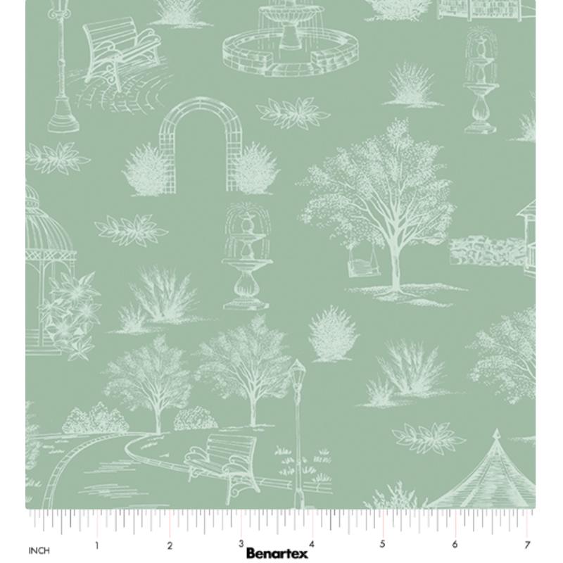 Sweet Meadow ~ Garden Toile ~ 15041 44 Sage