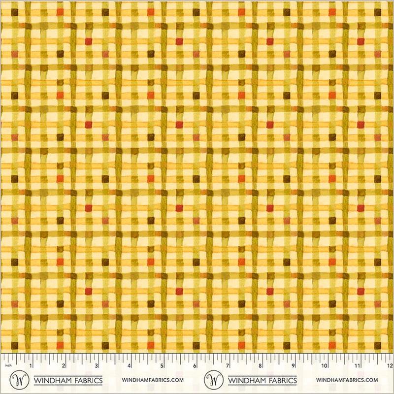 Cats Around Town ~ Pawsome Plaid ~ 55003-11 Mellow Yellow