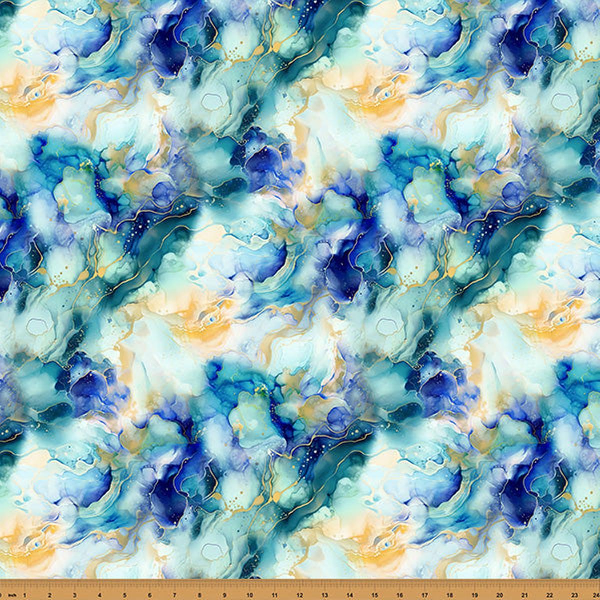Flourish ~ X5628-73-Ocean