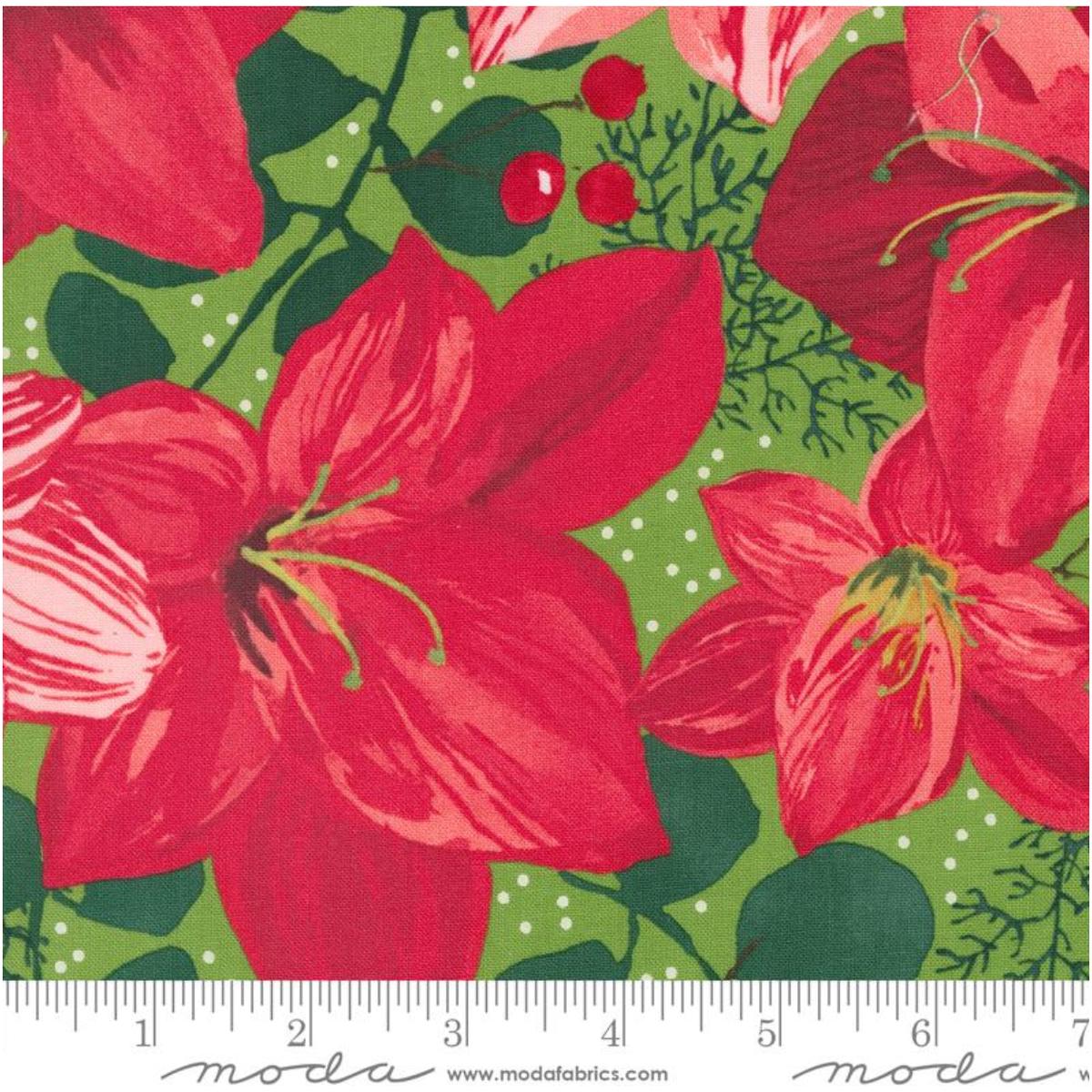 Winterly ~ 22" remnant ~ Christmas Lily ~ 48760 12 Chartreuse