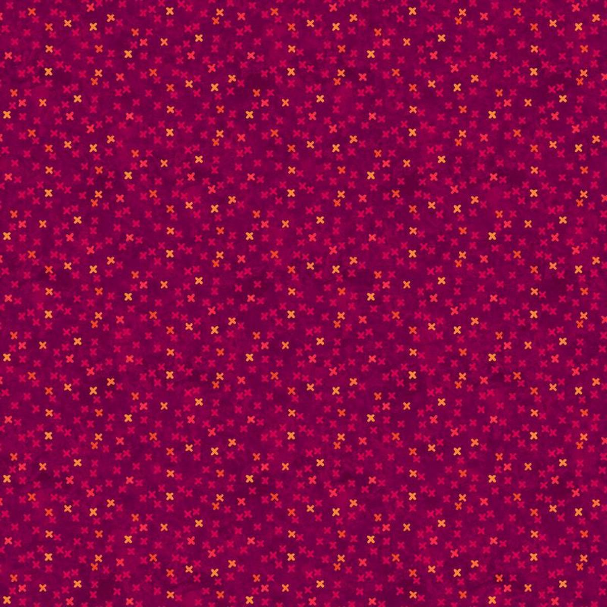 Hugs & Kisses FLANNEL - Big Kisses in Red Multi - Deborah Edwards - Northcott