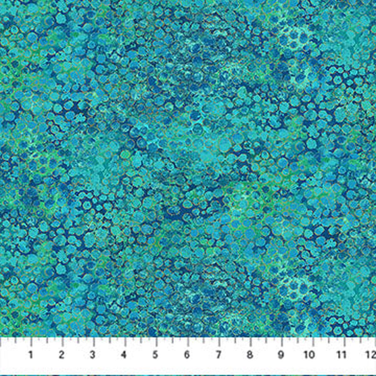 Shimmer - River Rocks Lagoon Metallic - Northcott - Full Bolt