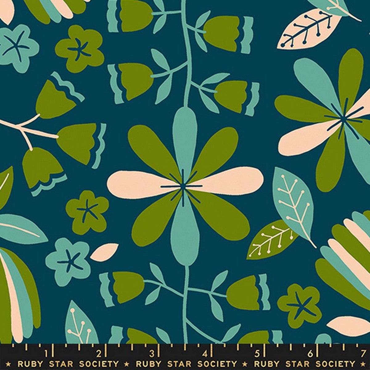 Corsage - Front Parlor in Dark Teal - Melody Miller - Ruby Star Society (Pre-order: Dec 2026)