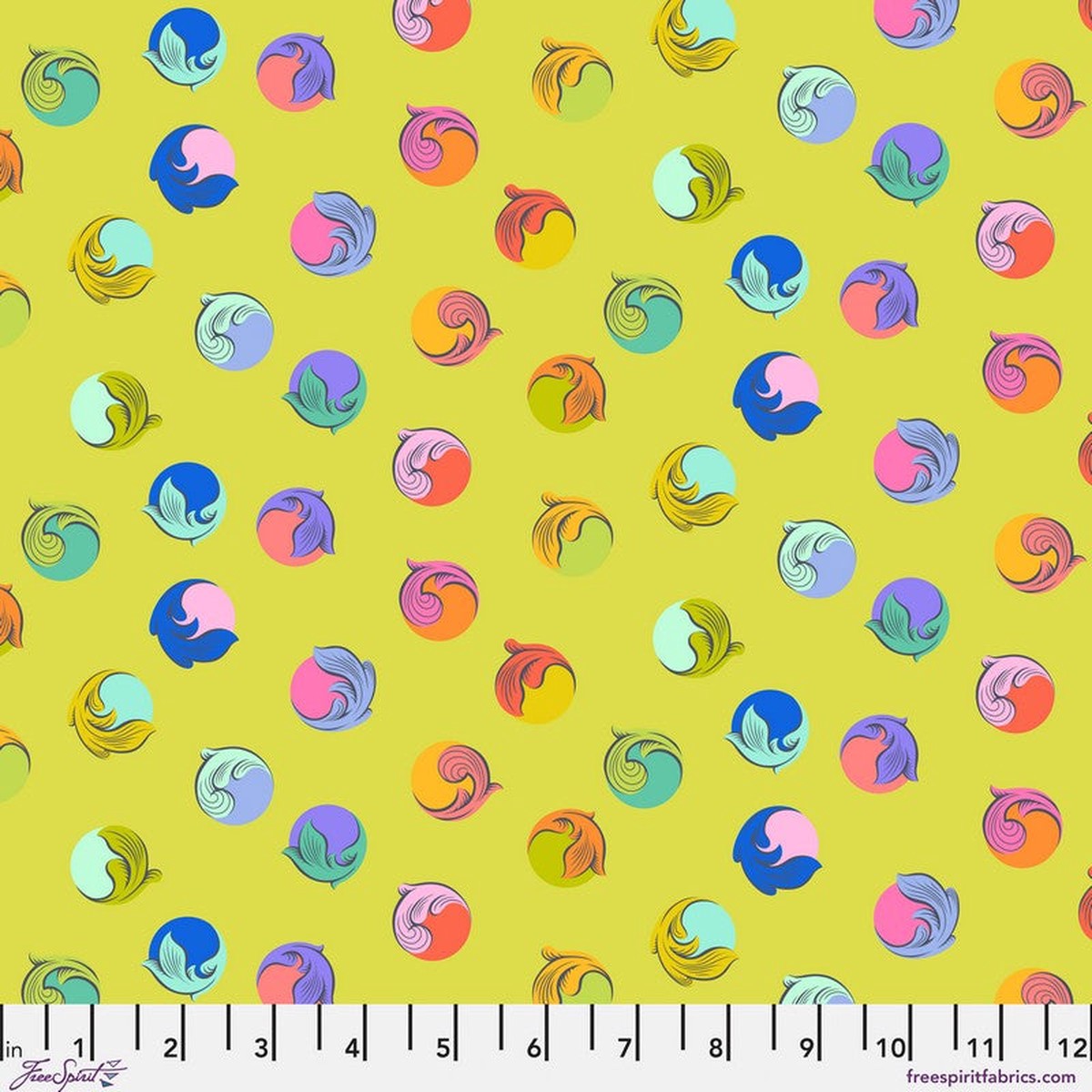 Legendary - Gumdrop in Apple - Tula Pink - Free Spirit (Pre-order: Oct 2026)