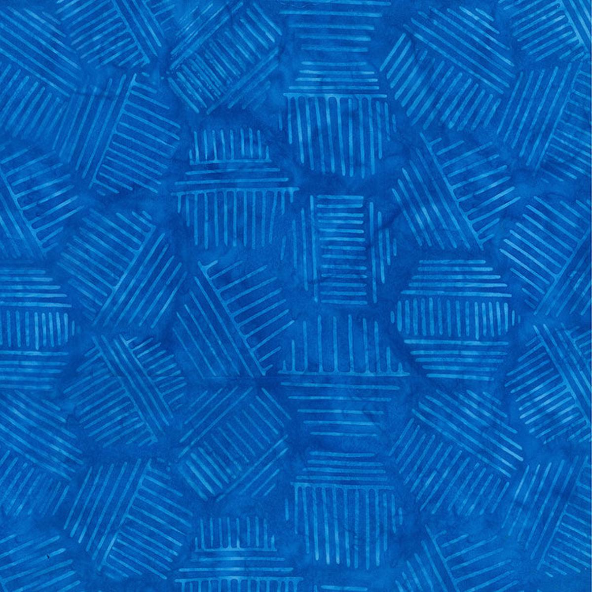 Banyan Batiks Hexies - Blue Bayou Northcott - Full Bolt