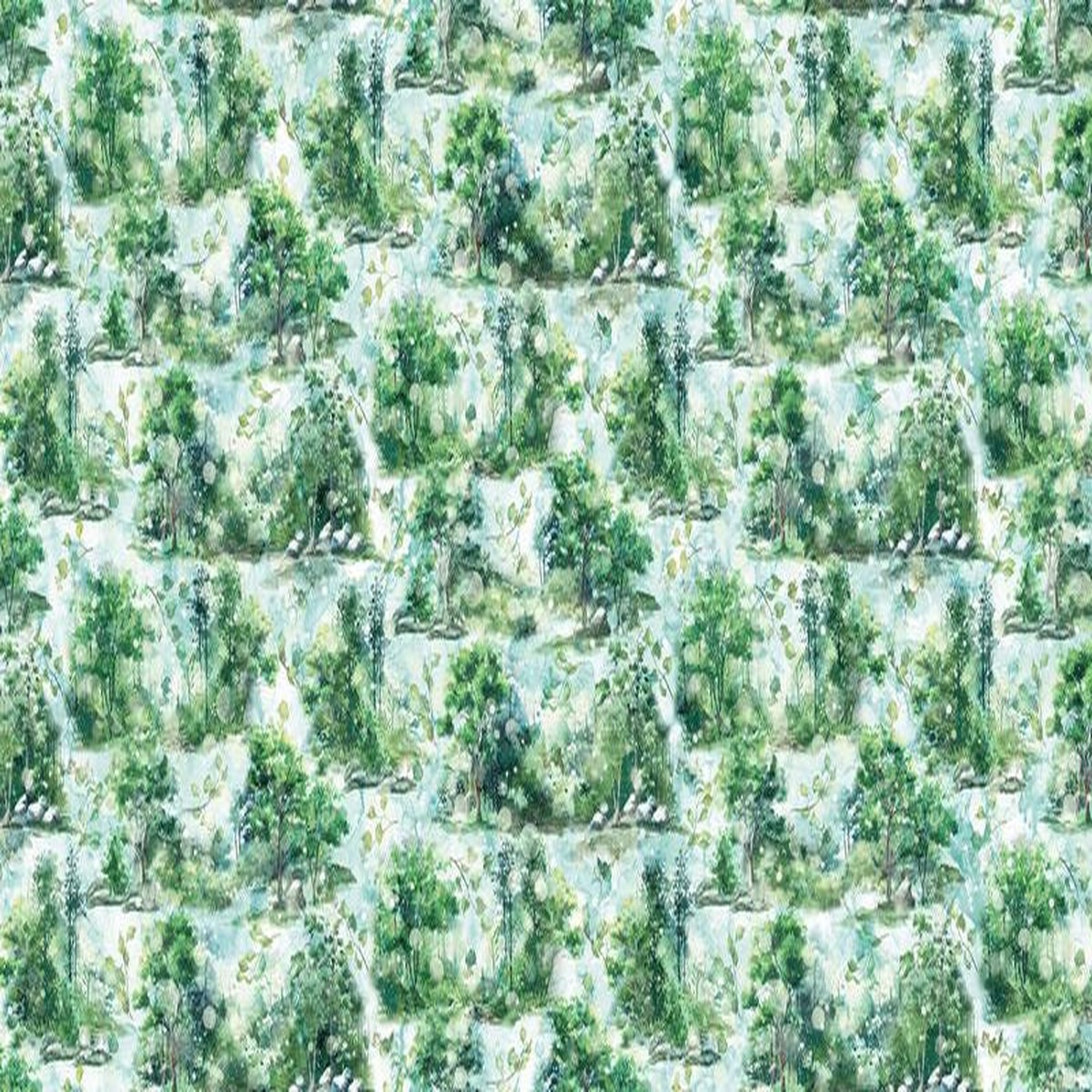 Serenity Springs - Vignettes in Light Green - Deborah Edwards & Melanie Samra - Northcott (Pre-order: Nov 2026)