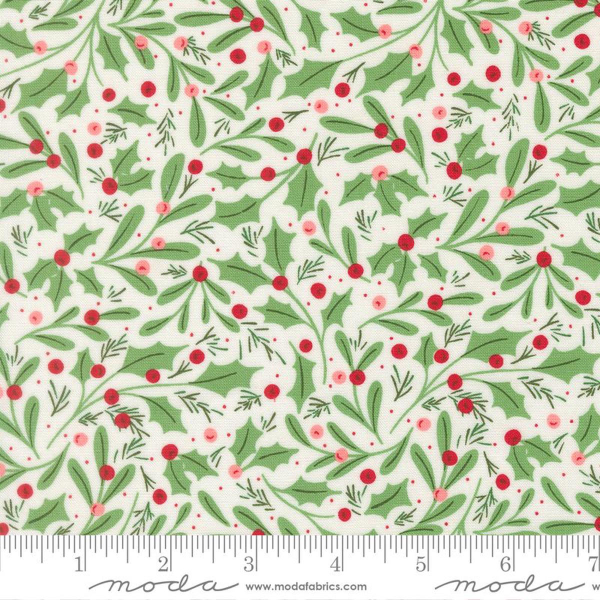 Merrily On High - Winter Berries in Snow - Sweetfire Road - Moda (Pre-order: Aug 2026)