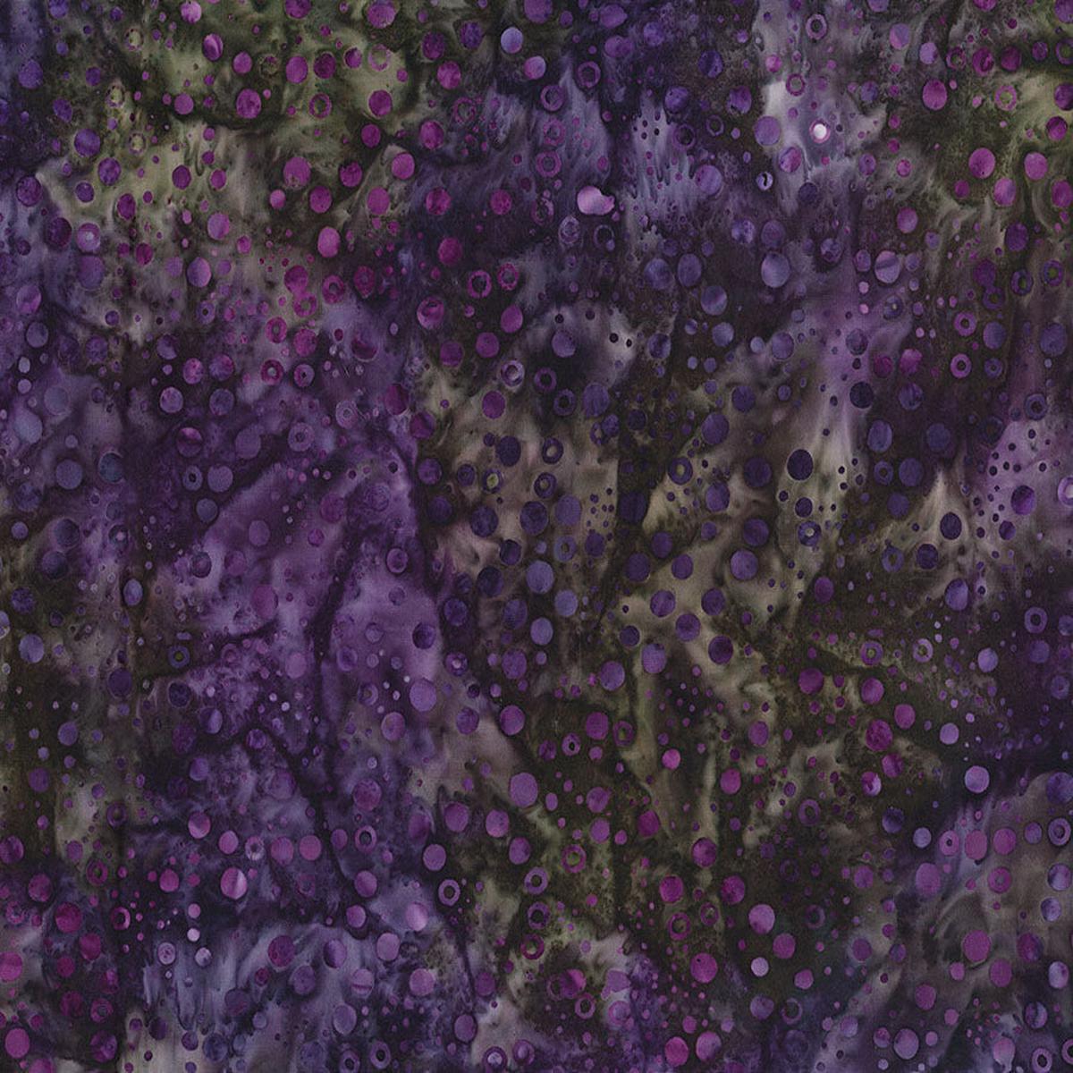 Banyan Batiks Pop Dots - Plum Northcott - Full Bolt