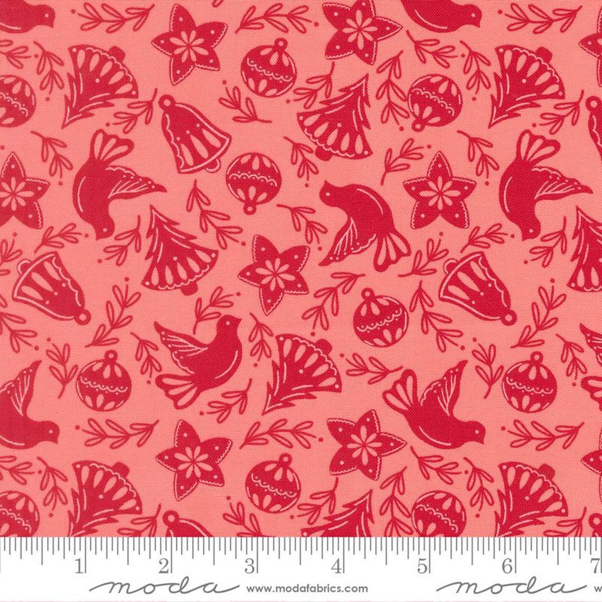 Merrily On High - Cookie Cutter in Blush - Sweetfire Road - Moda (Pre-order: Sept 2026)