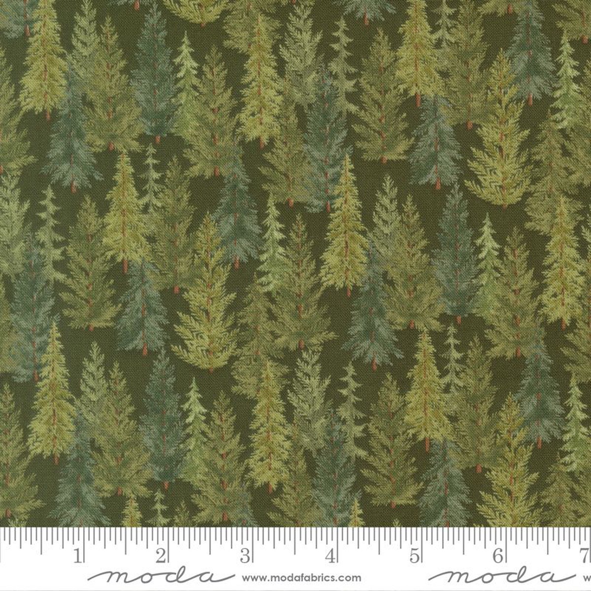 Northwoods Lodge - Treeline in Pine- Deb Strain - Moda (Pre-order: Sept 2026)