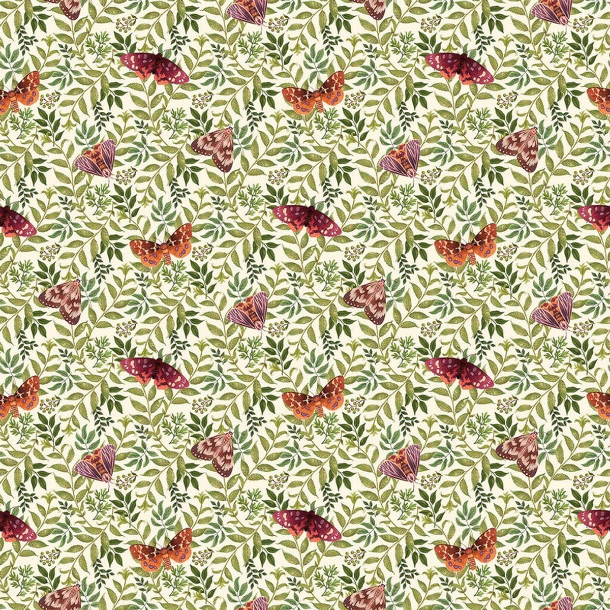 Botanica - Butterflies in Beige - Deborah Edwards & Kathryn Christenson - Northcott (Pre-order: Jan 2027)