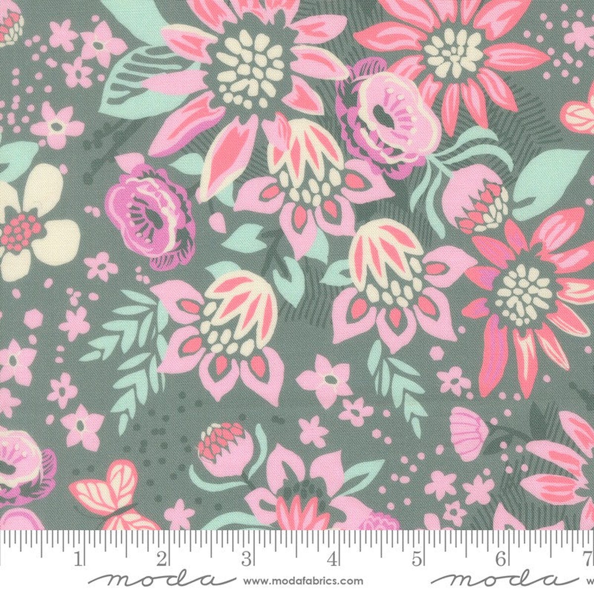 Floriori - Floret in Fog - Kate Spain - Moda (Pre-order: Feb 2027)