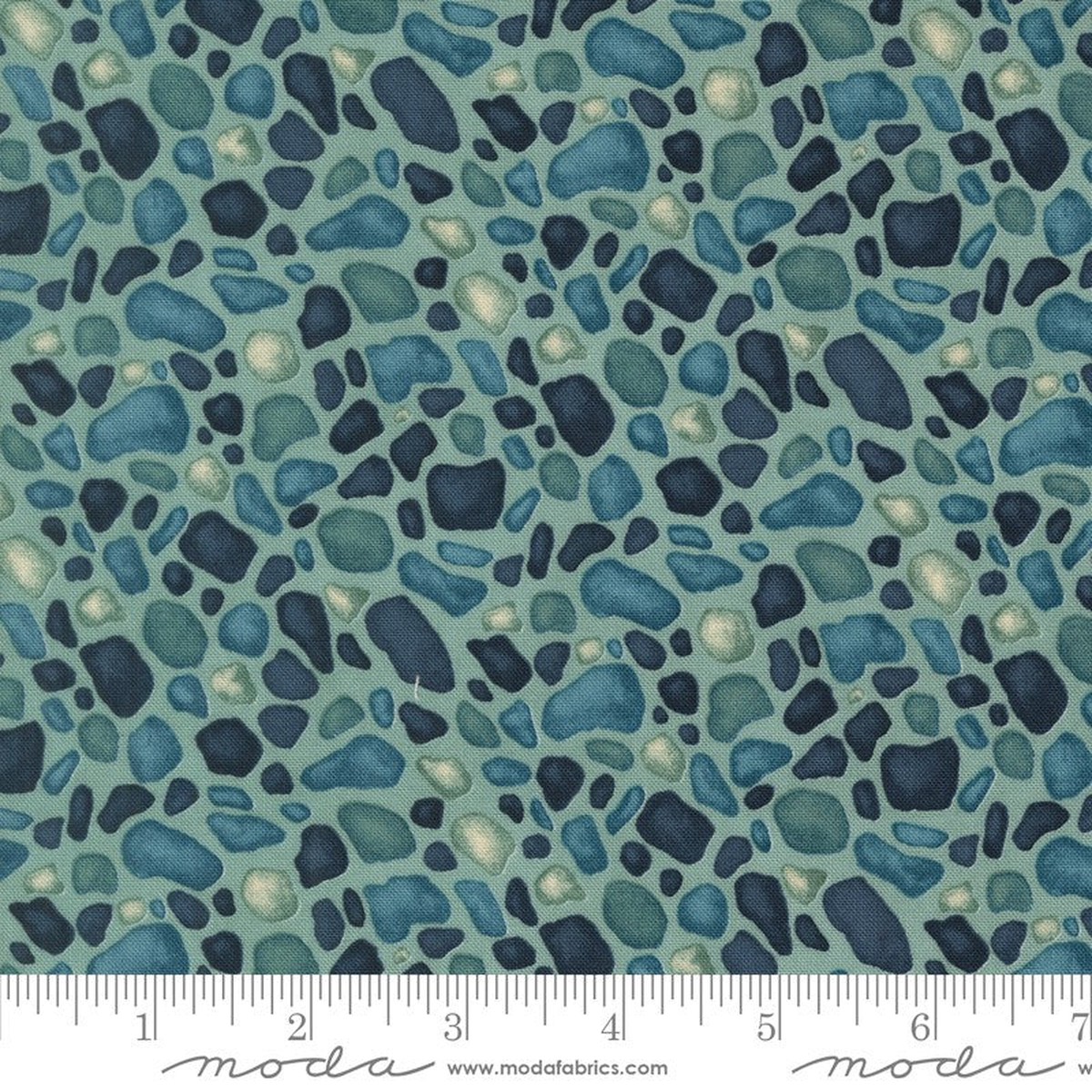 Seaside - Seaglass in Aqua - Deb Strain - Moda (Pre-order: Feb 2027)