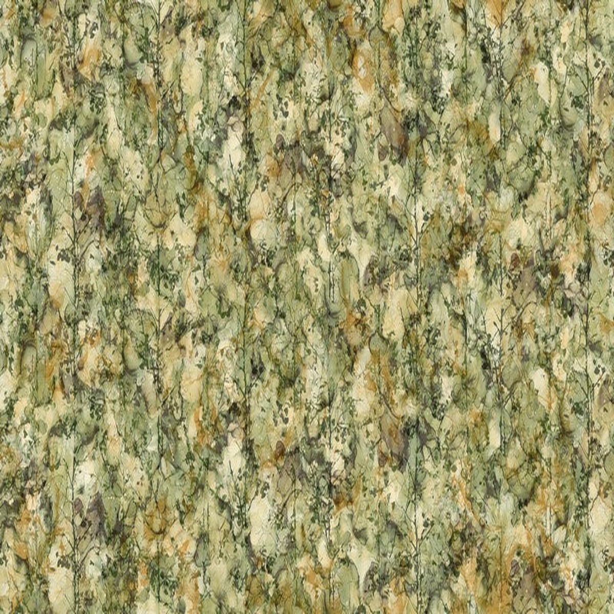 Ginkgo - Forest Floor in Green - Deborah Edwards & Melanie Samra - Northcott (Pre-order: Nov 2026)