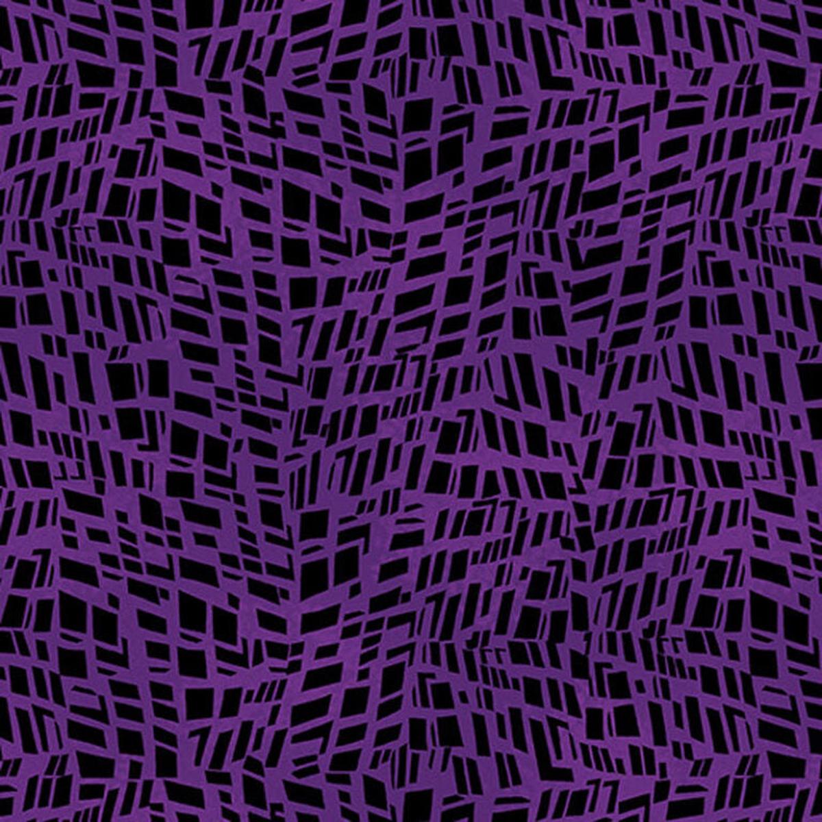 Go With the Flow - Dark Purple 6744-65 - Ann Lauer - Benartex