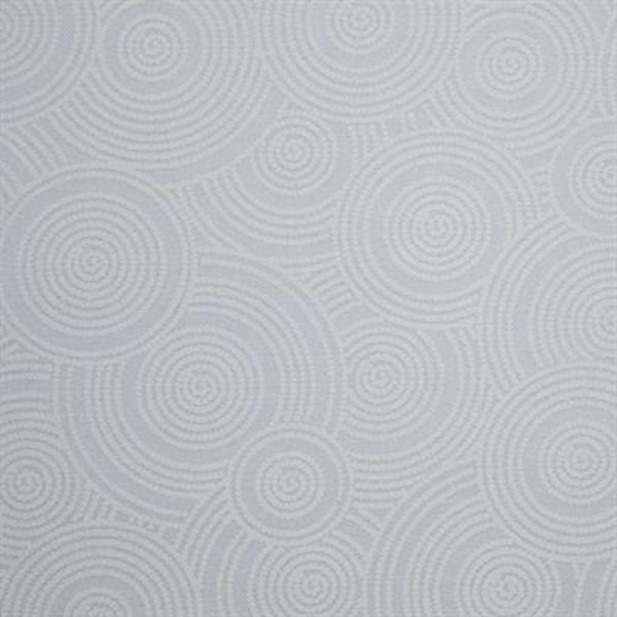 Harmony Prints - White on White - 1250-135 in Spiral Circles