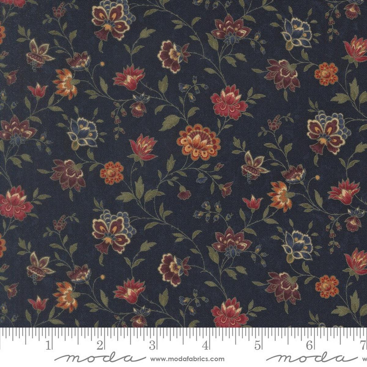 Honeysuckle Farm - Prairie Flowers in Bluebell - Kansas Troubles - Moda (Pre-order: Nov 2026)