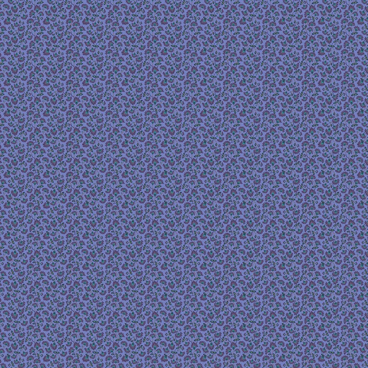 Camouflage - Groundcover in Periwinkle - Kathy Doughty - FIGO (Northcott)