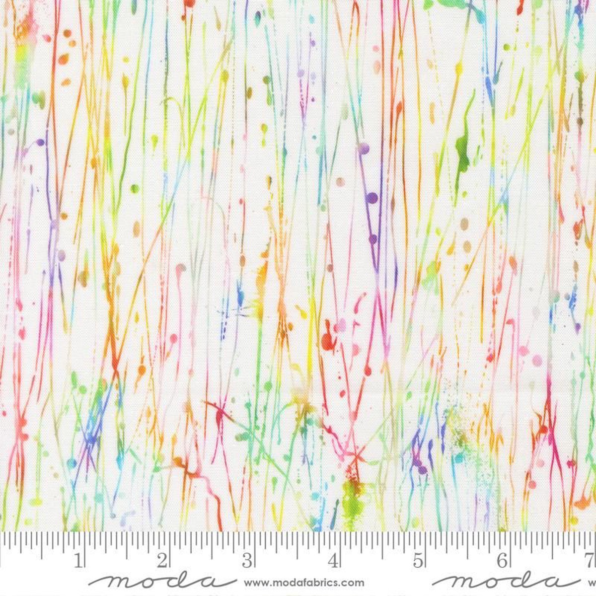 Gradients Gallery - Dripping Paint in Rainbow - Moda (Pre-order: Sept 2026)