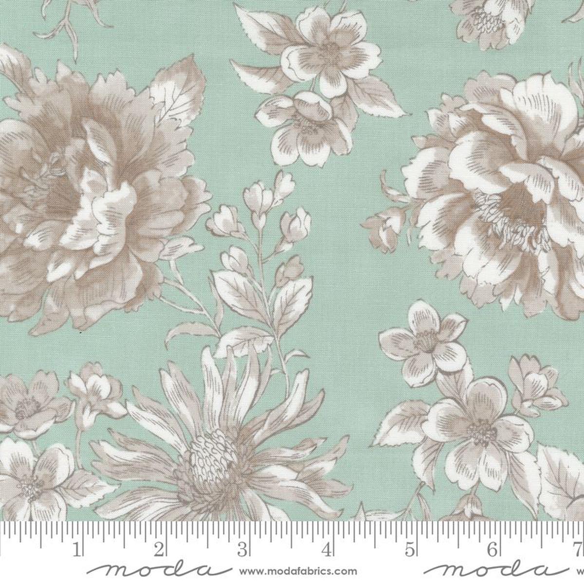 Sandalwood 108" Wideback - Meadow in Eucalyptus - 3 Sisters - Moda