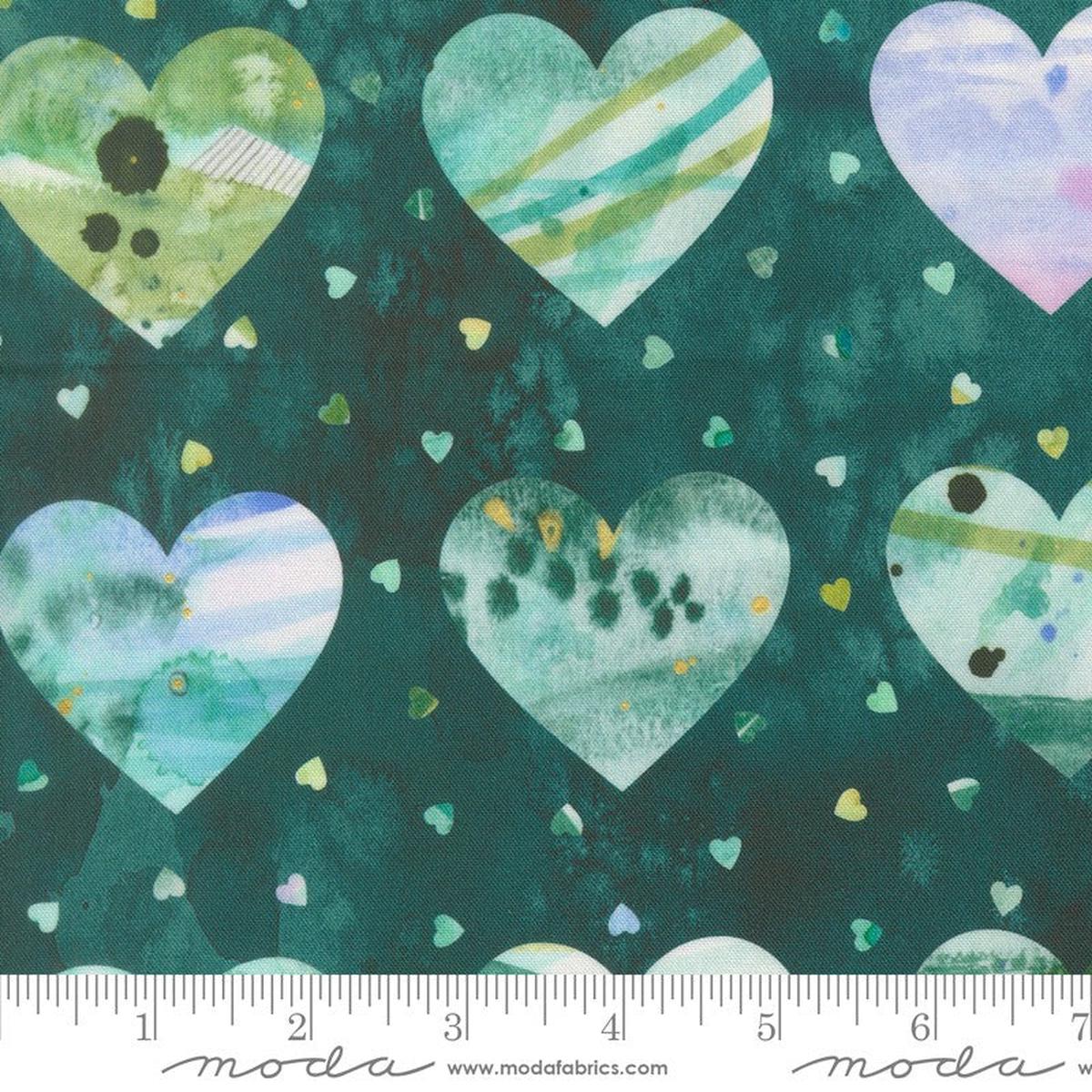 Fleur The Love - Lovestruck in Dark Breeze - Create Joy Project - Moda (Pre-order: Oct 2026)