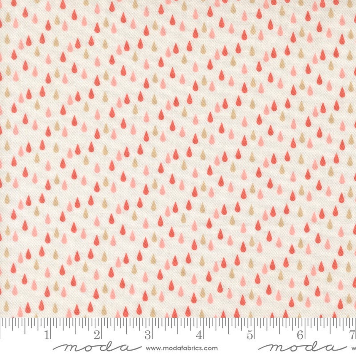 Garden Glam - Rain Drops in Cream - Lella Boutique - Moda (Pre-order: Dec 2026)