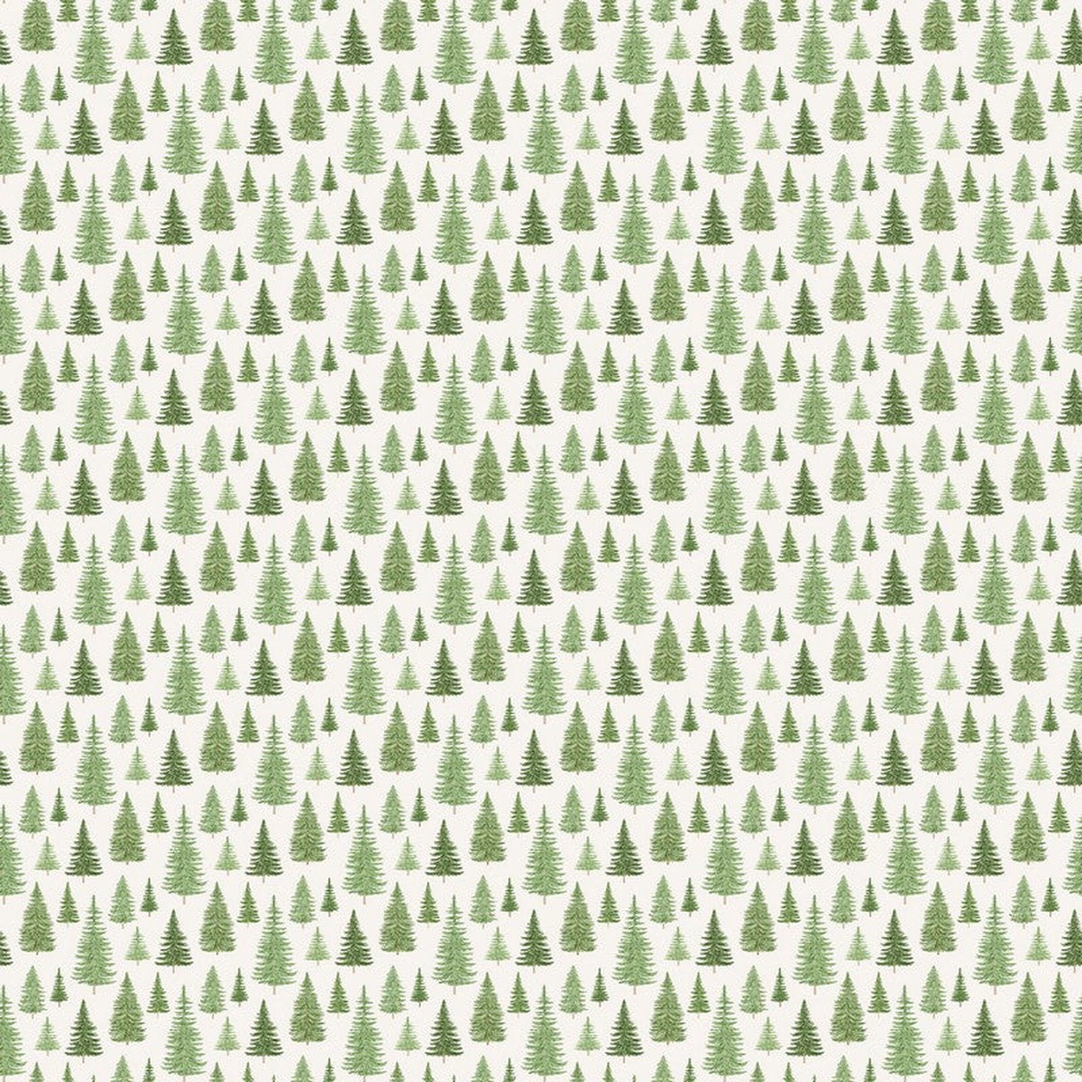 Happy Camper - Trees in Cream - Deborah Edwards - Northcott (Pre-order: Jan 2027)