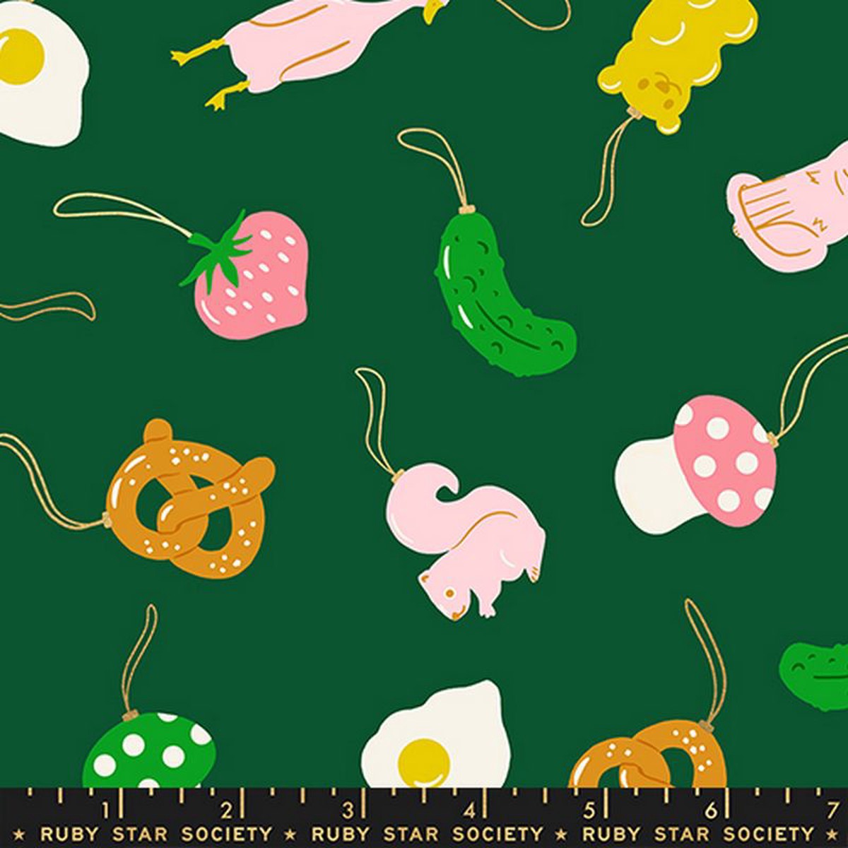 Merry Happy - Find The Pickle in Jade METALLIC - Kimberly Kight - Ruby Star Society (Pre-order: Sept 2026)