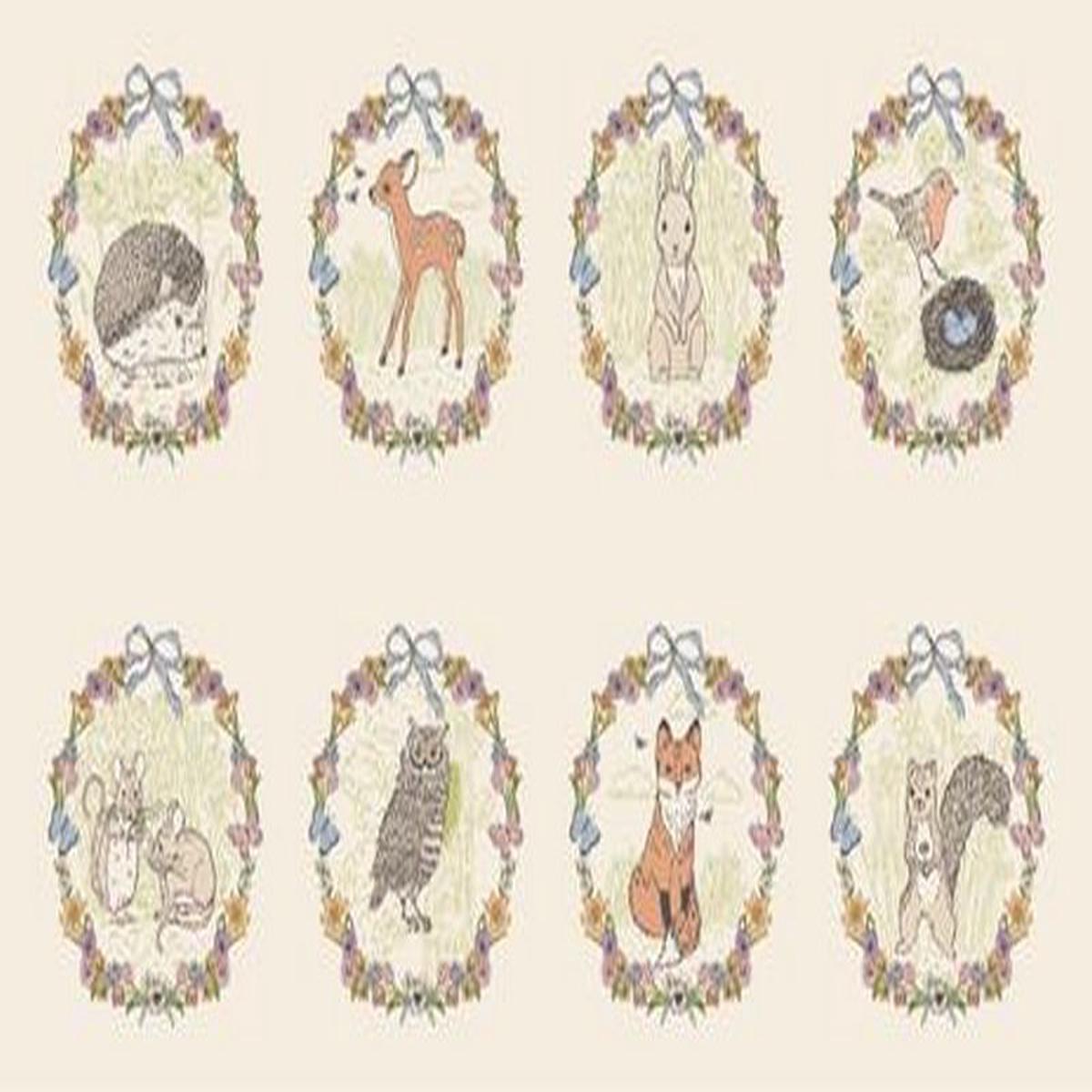 My Secret Garden - PANEL in Cloud - Stacy Iest Hsu - Moda (Pre-order: Aug 2026)