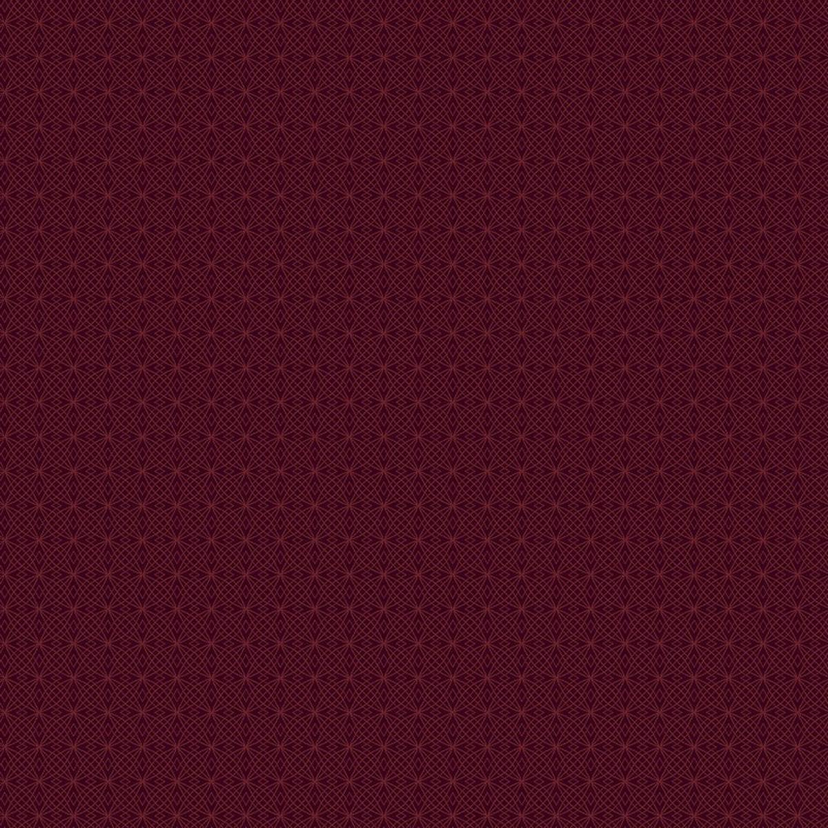 Botanica - Tonal Grid in Maroon - Deborah Edwards & Kathryn Christenson - Northcott (Pre-order: Jan 2027)