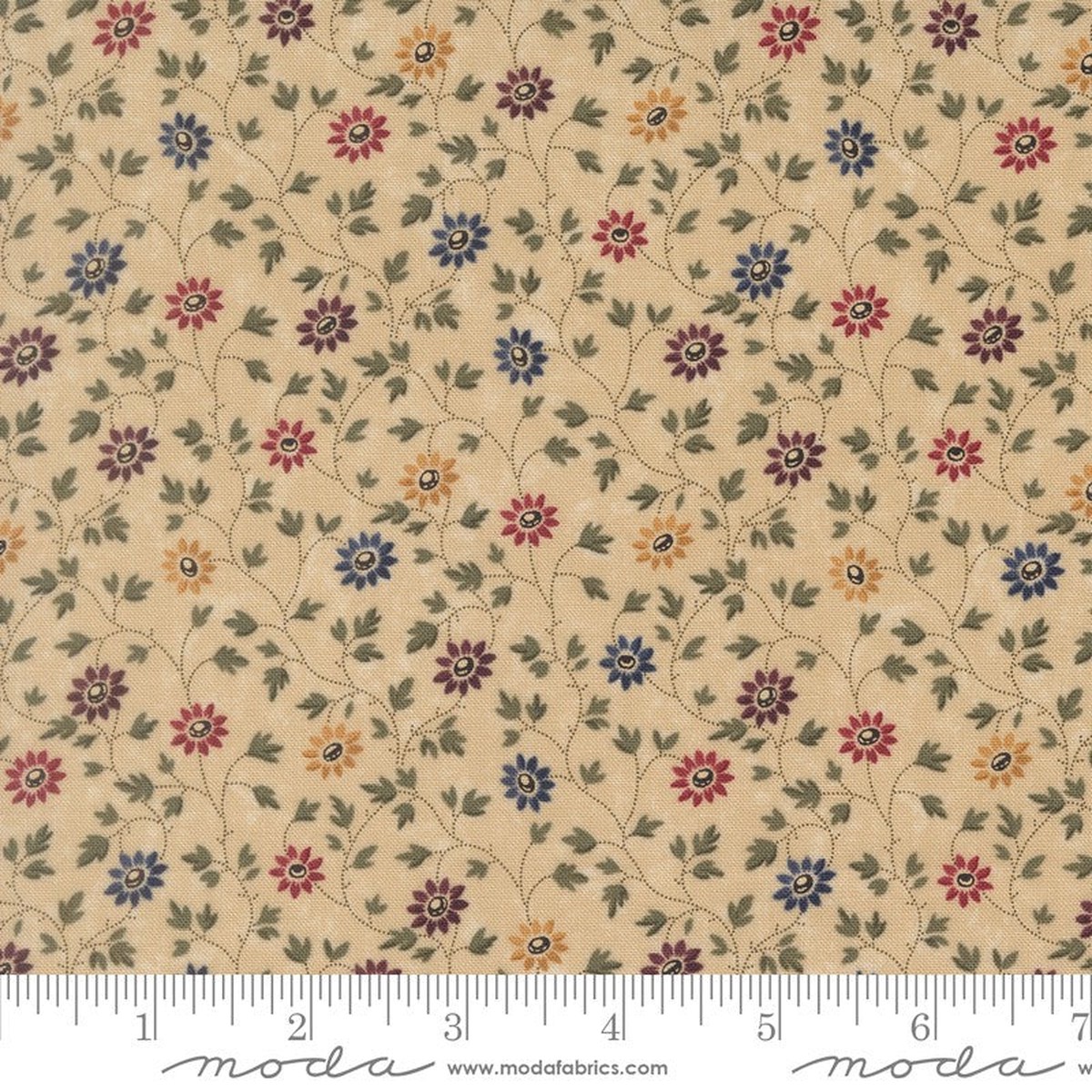 Honeysuckle Farm - Daisy Vine in Dandelion - Kansas Troubles - Moda (Pre-order: Nov 2026)