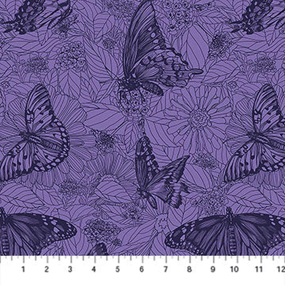 Indelible Ink - Winging It Blueberry (AMT1006-63V) - Anna Maria - Northcott - Full Bolt (10m)