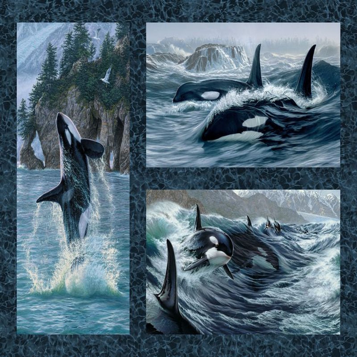 Voyage - Panel in Blue - Lee Kromschroeder - Northcott (Pre-order: Aug 2026)