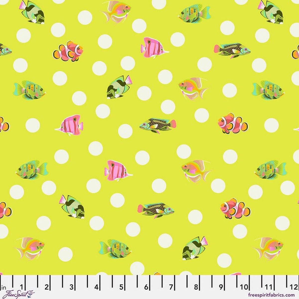 Floral Reef - School Crossing in Seagrass - Tula Pink - Free Spirit