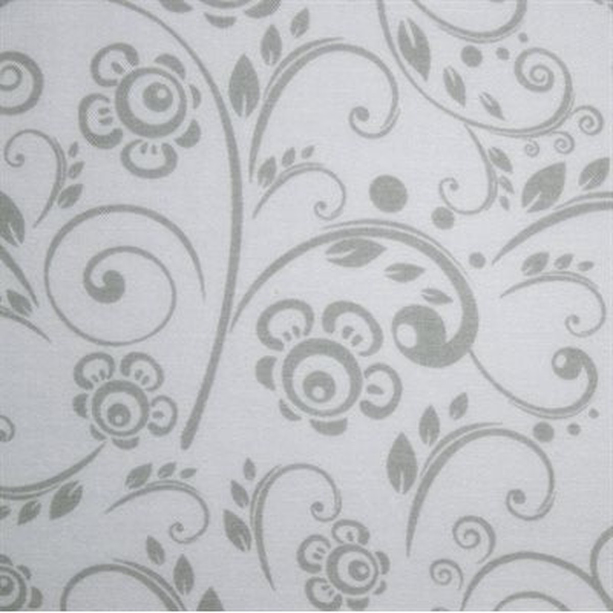 Harmony Prints 108" Wideback - Grey on White - 1250W-131 in Floral (FINAL STOCK)