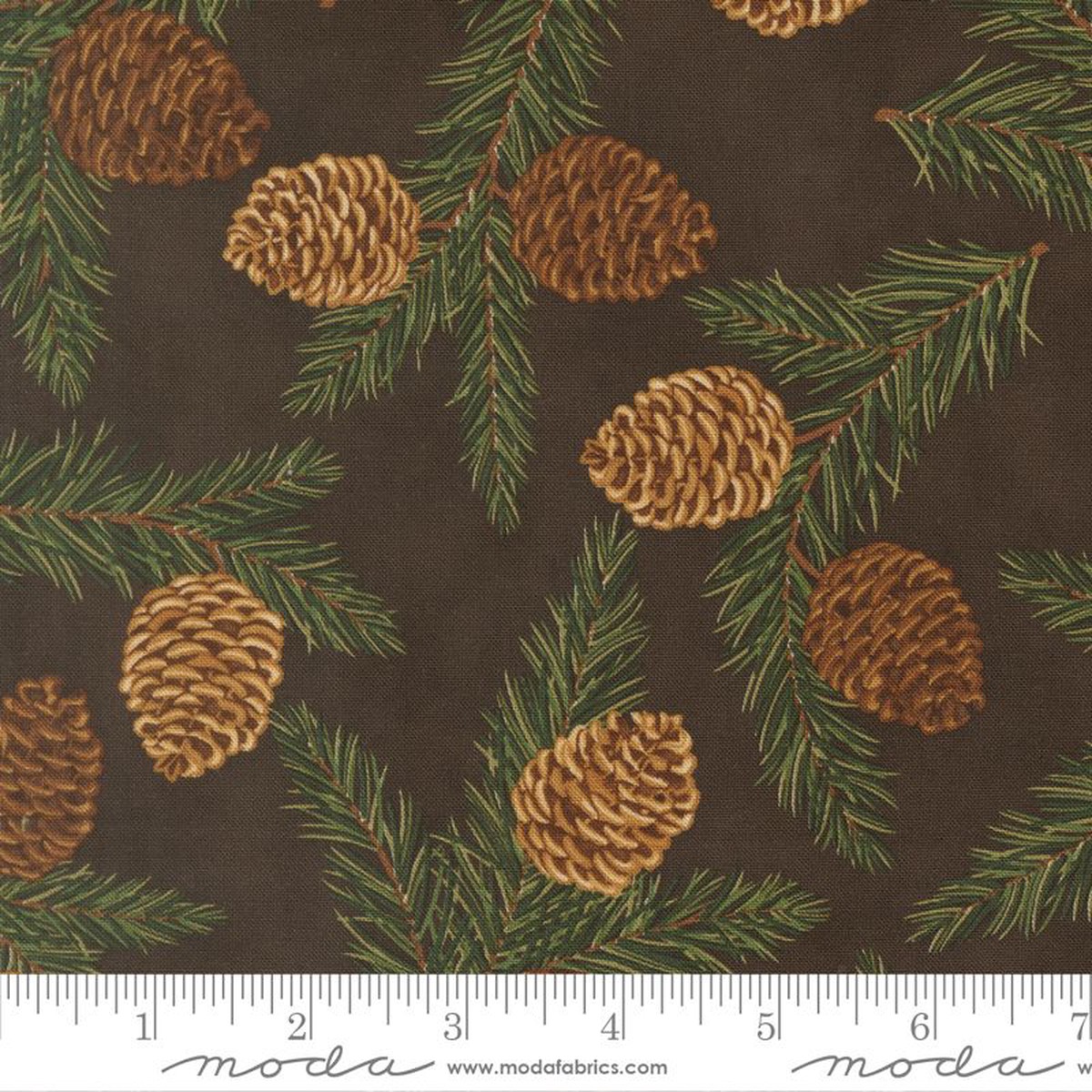 Northwoods Lodge - Pinecones in Soil - Deb Strain - Moda (Pre-order: Sept 2026)