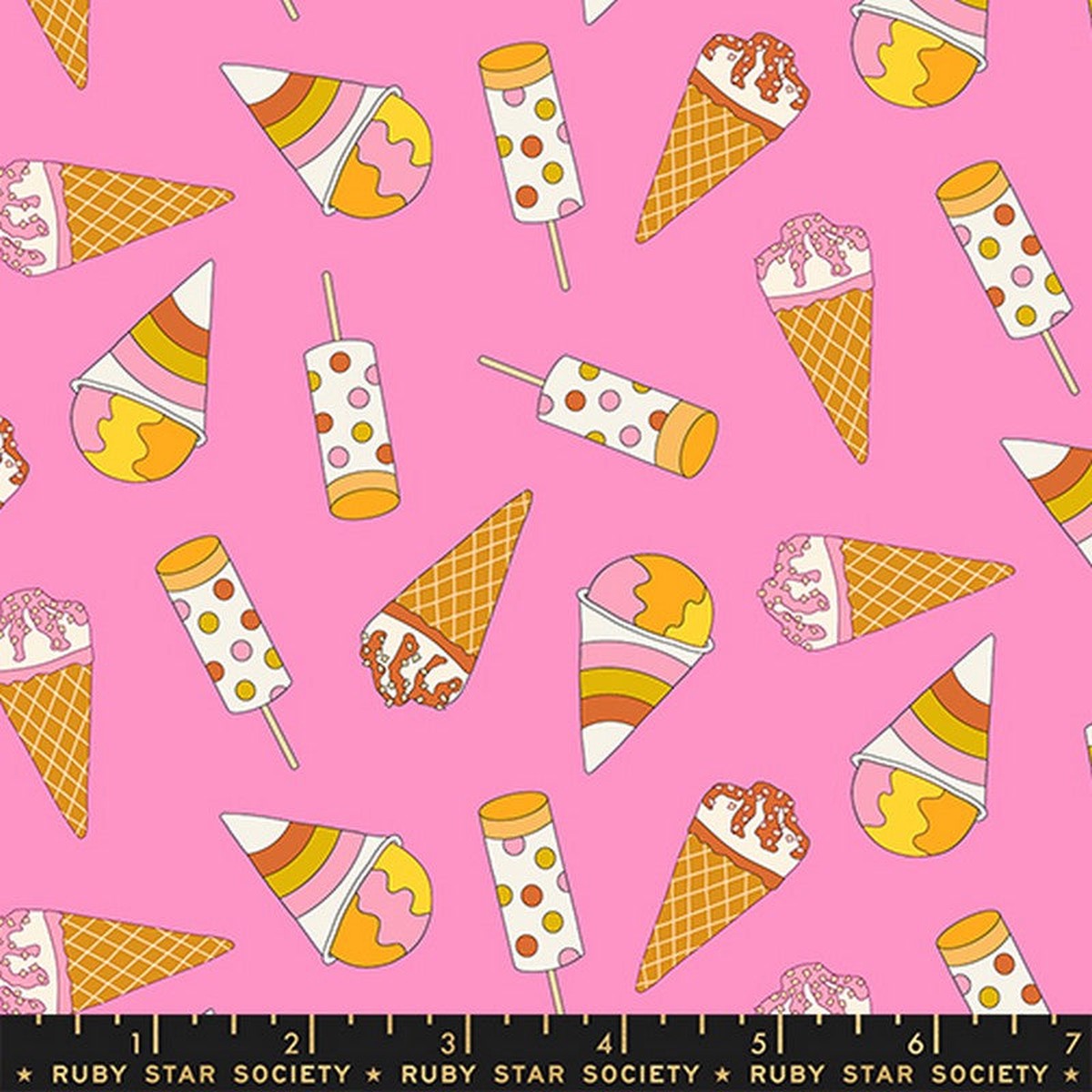 Sugar Cone 2 - Treat Toss in Flamingo - Kimberly Kight - Ruby Star Society (Pre-order: Jan 2027)