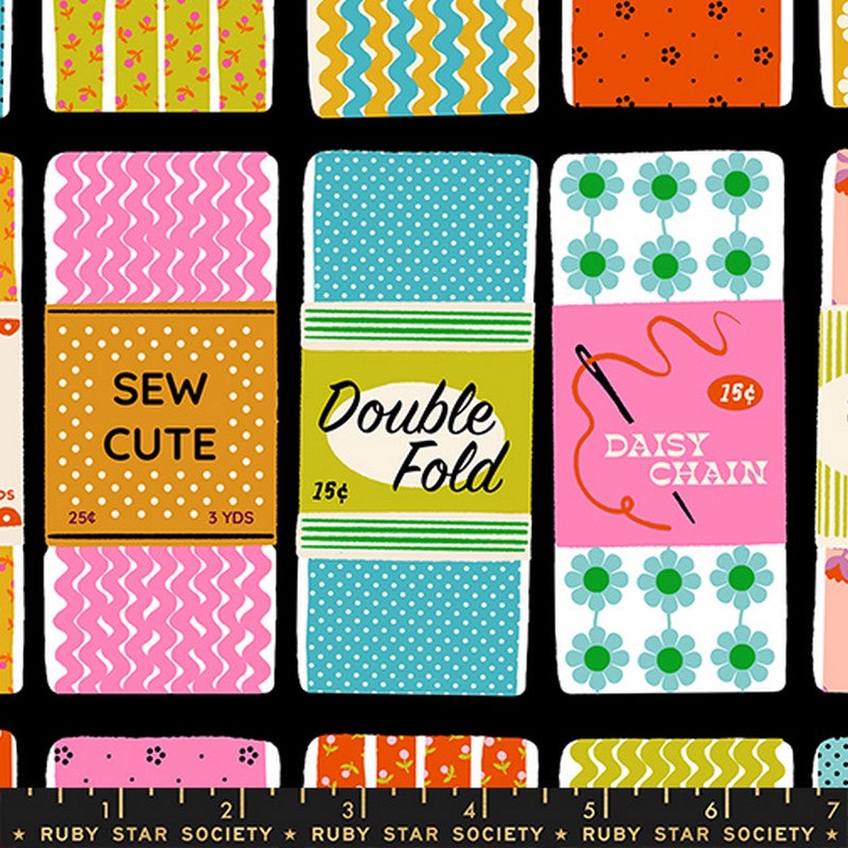 1-800-Notion - Sew Cute in Soft Black - Ruby Star Collaborative (Pre-order: Sept 2026)