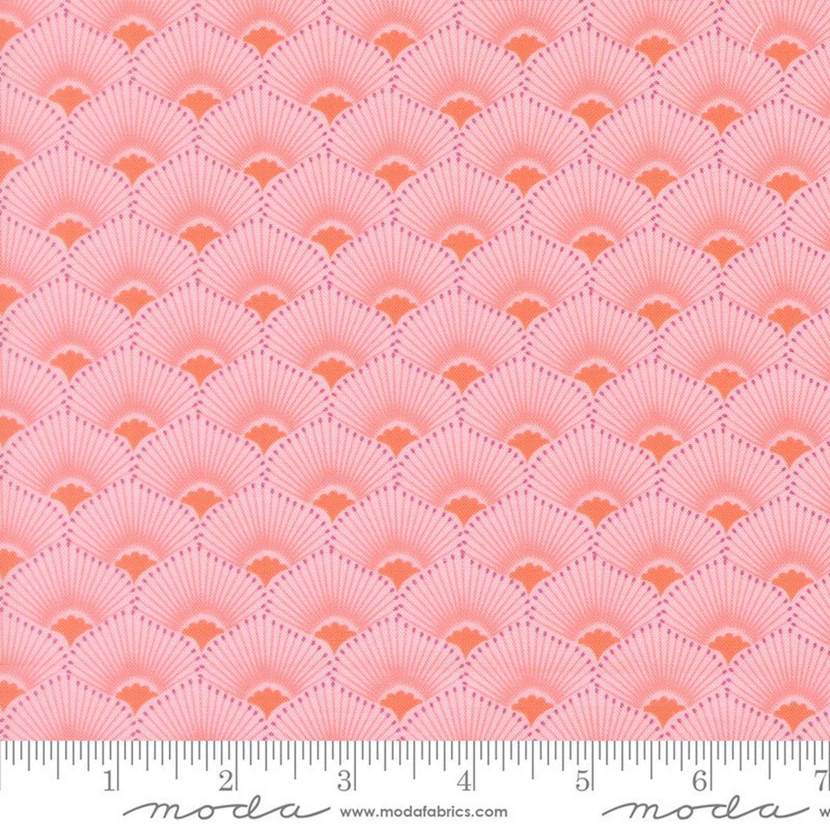 Floriori - Mimosa in Flamingo - Kate Spain - Moda (Pre-order: Feb 2027)