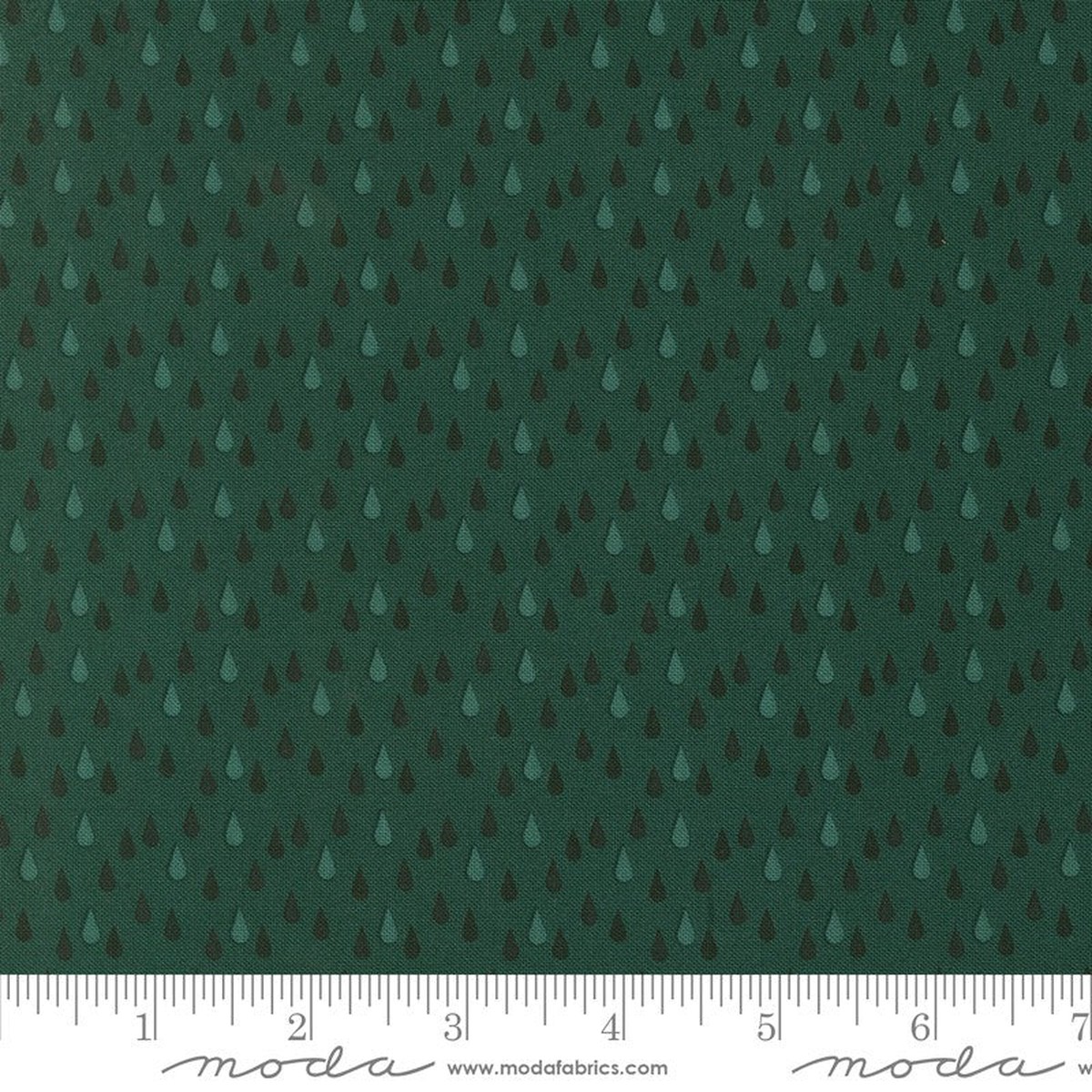 Garden Glam - Rain Drops in Teal - Lella Boutique - Moda (Pre-order: Dec 2026)