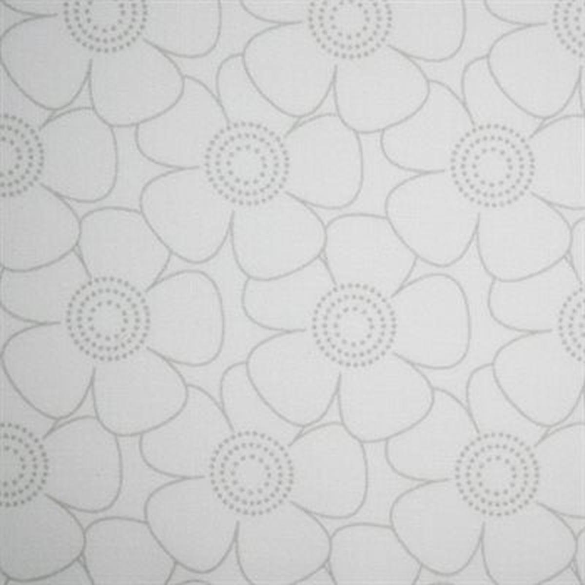 Harmony Prints - Grey on White - 1250-140 in Floral