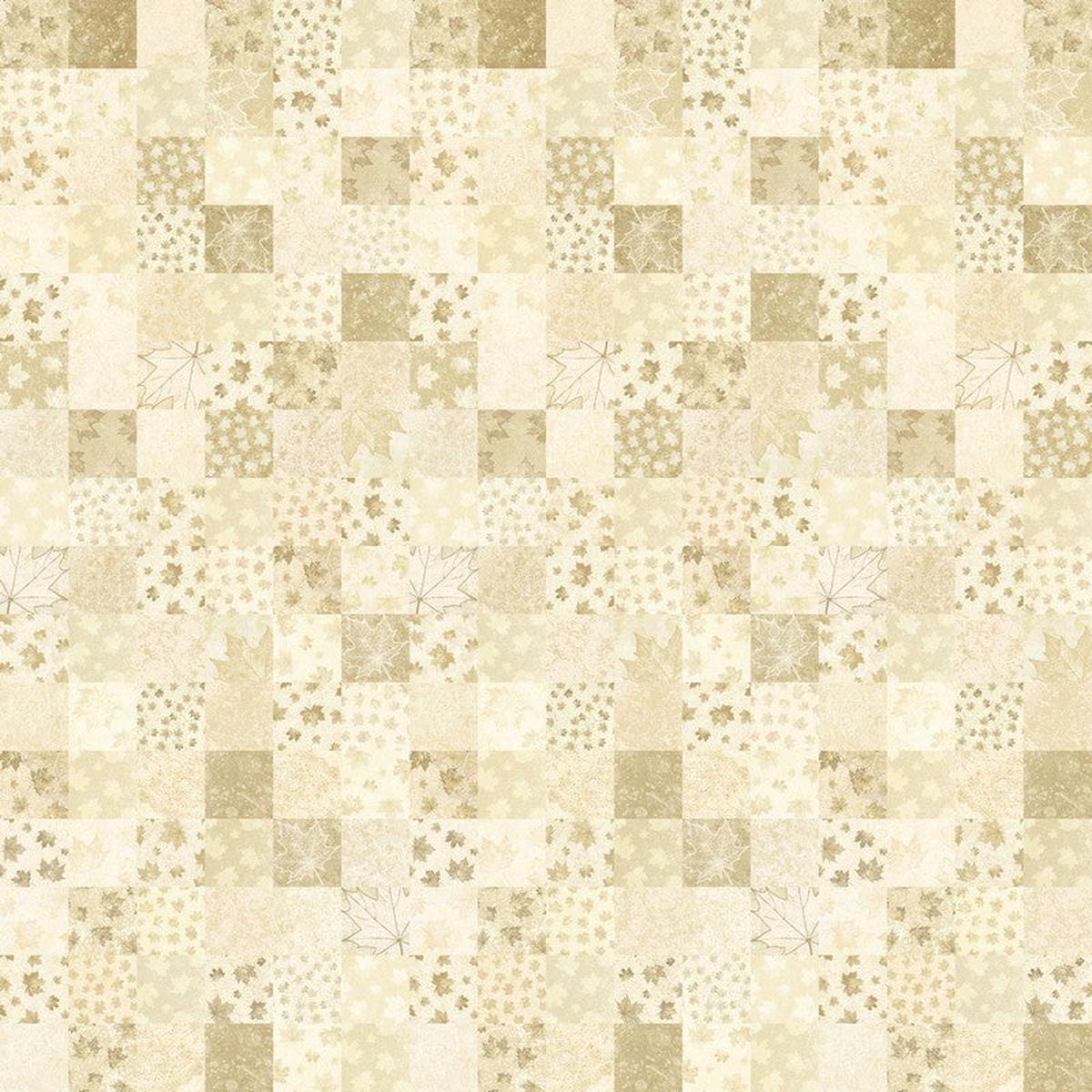 Oh Canada 14 - Patchwork in Beige - Deborah Edwards - Northcott