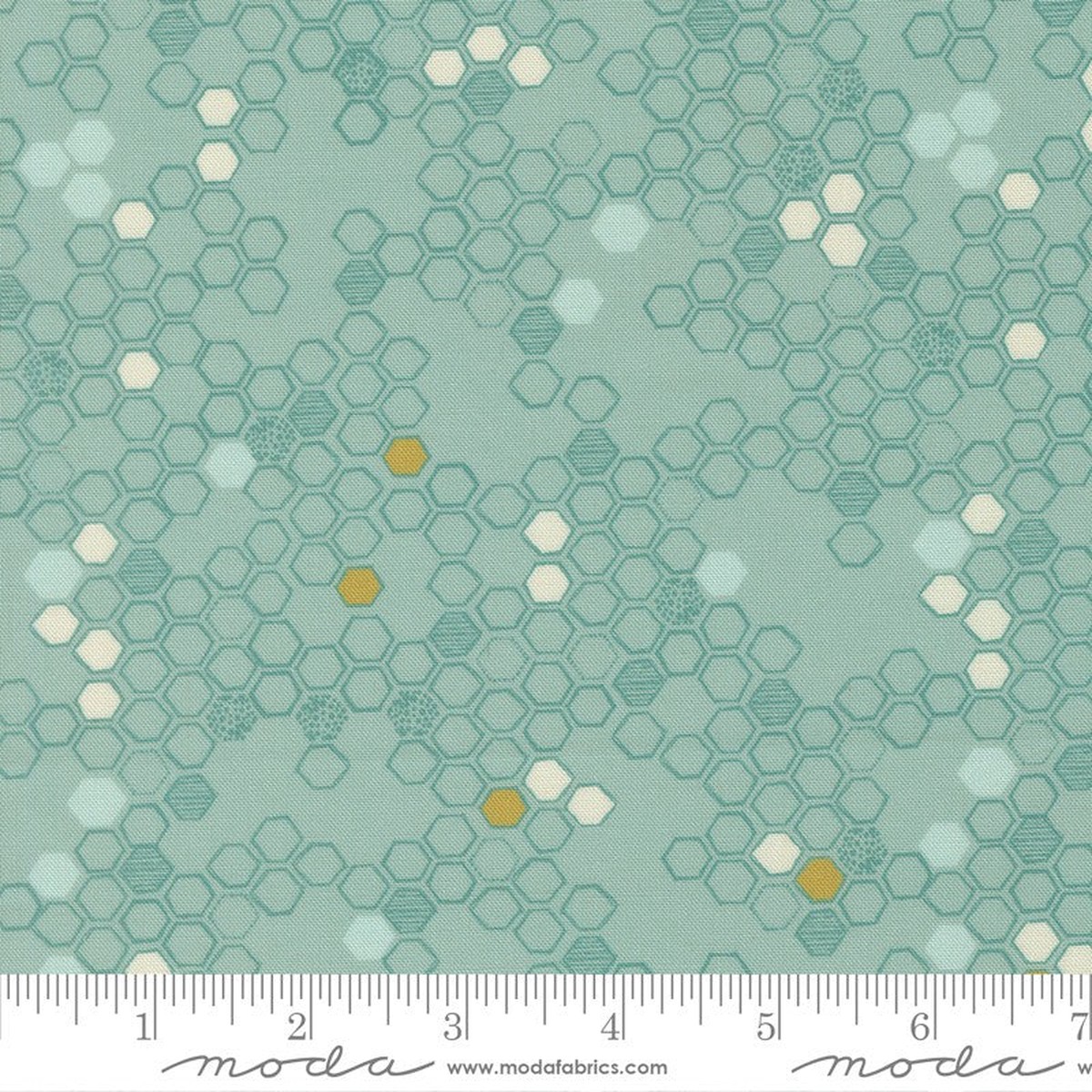 Pollinators - Honeycomb in Stream - Robin Pickens - Moda (Pre-order: Jan 2027)