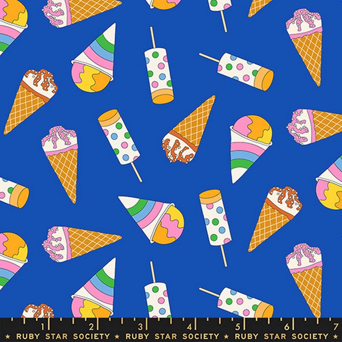 Sugar Cone 2 - Treat Toss in Blue Ribbon - Kimberly Kight - Ruby Star Society (Pre-order: Jan 2027)