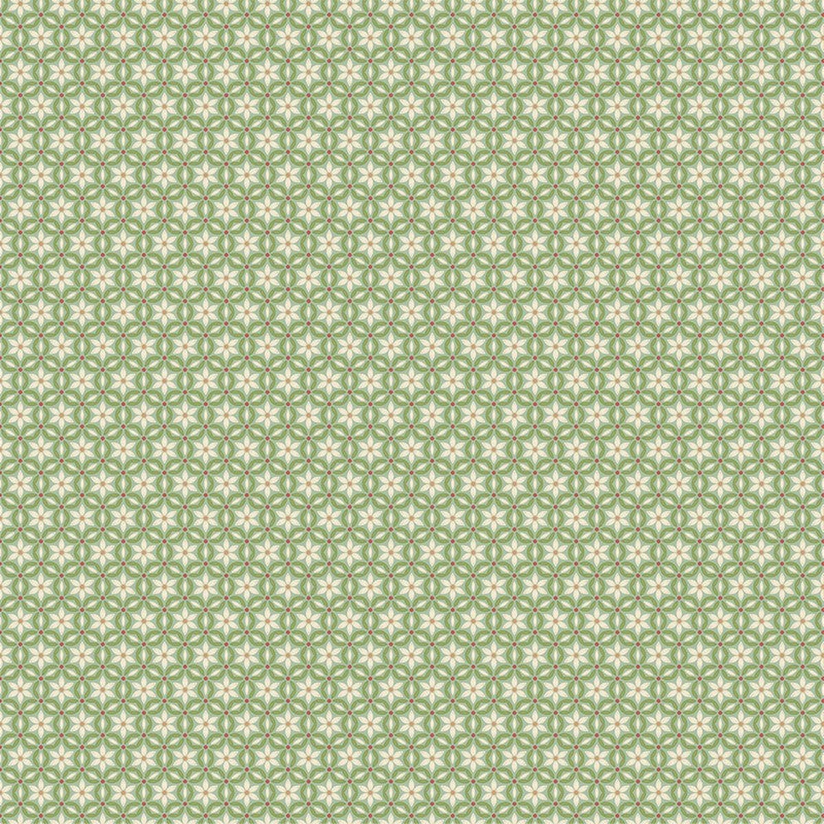Botanica - Floral Grid in Seafoam - Deborah Edwards & Kathryn Christenson - Northcott (Pre-order: Jan 2027)